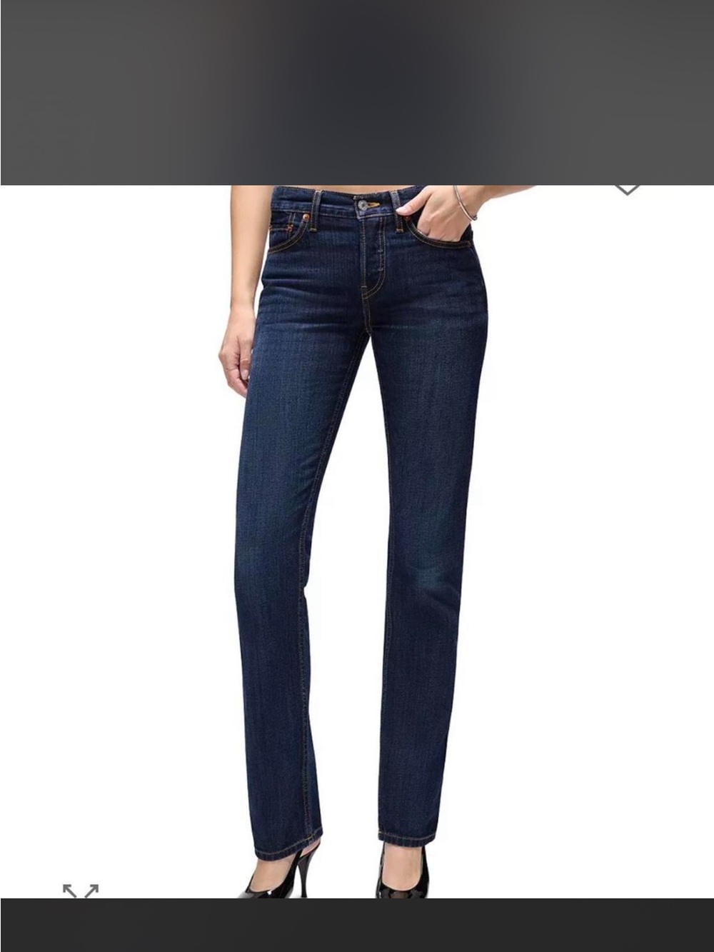 Re/Done Indigo Straight-Leg Jeans